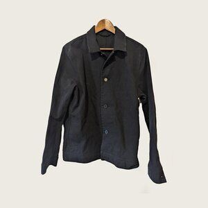 Men's Black Button Jacket